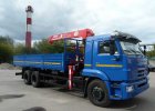 Бортовой автомобиль 65117 с КМУ UNIC 504